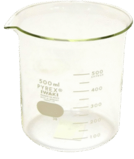 Glass Beaker, 500 mL (Glassco)