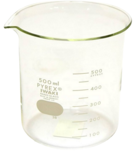 Glass Beaker, 500 mL (Glassco)